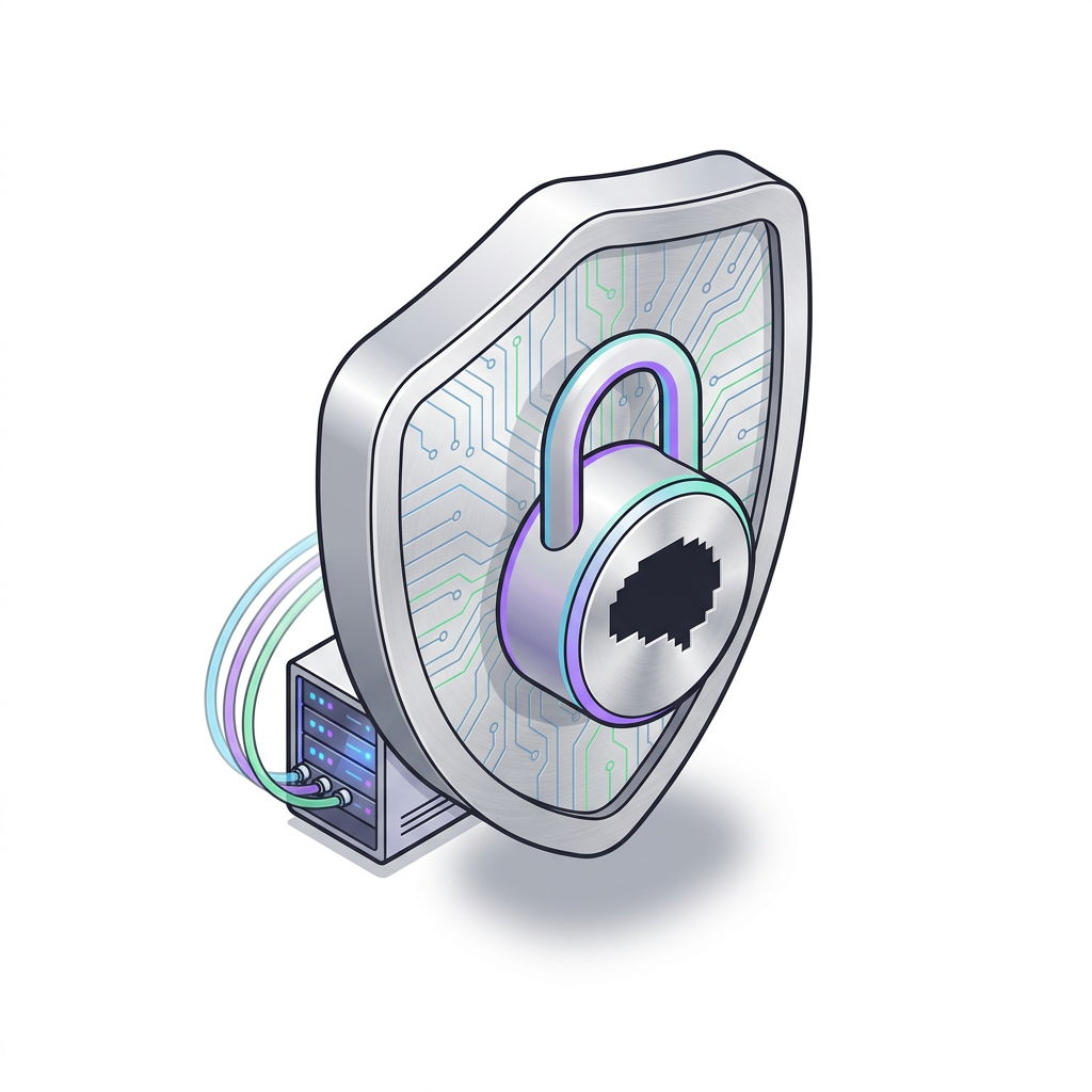 Security by Design mit Schild und Brain-Lock